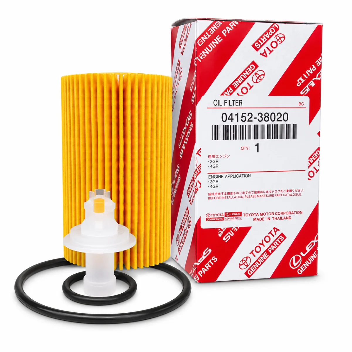 Filtre à huile Toyota Genuine - 04152-38020